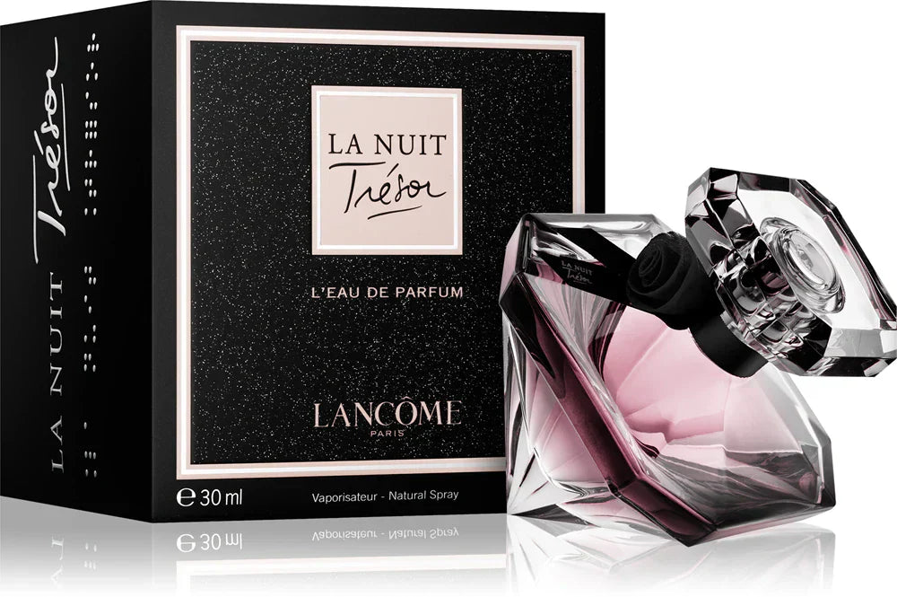 La Nuit Trésor apa de parfum, senzual, floral-oriental, diamant negru, Lancôme, 50 ml